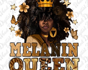 Melanin Queen png sublimation design download, Juneteenth png, 1865 vibes png, Melanin design, black history png, sublimate designs download