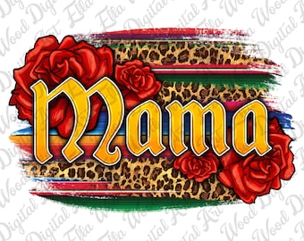 Latina Mama with serape and roses png sublimation design download, Mexico png, Mexican png, Latino png, Mama png, sublimate designs download