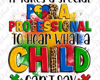 Er is een speciale paraprofessional voor nodig om te horen wat een kind niet kan zeggen png, autisme bewustzijn png, autisme puzzelstukjes png, ontwerpen downloaden