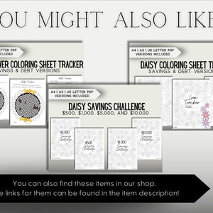 Savings Color In Savings Challenge | Savings Coloring Sheet - Etsy