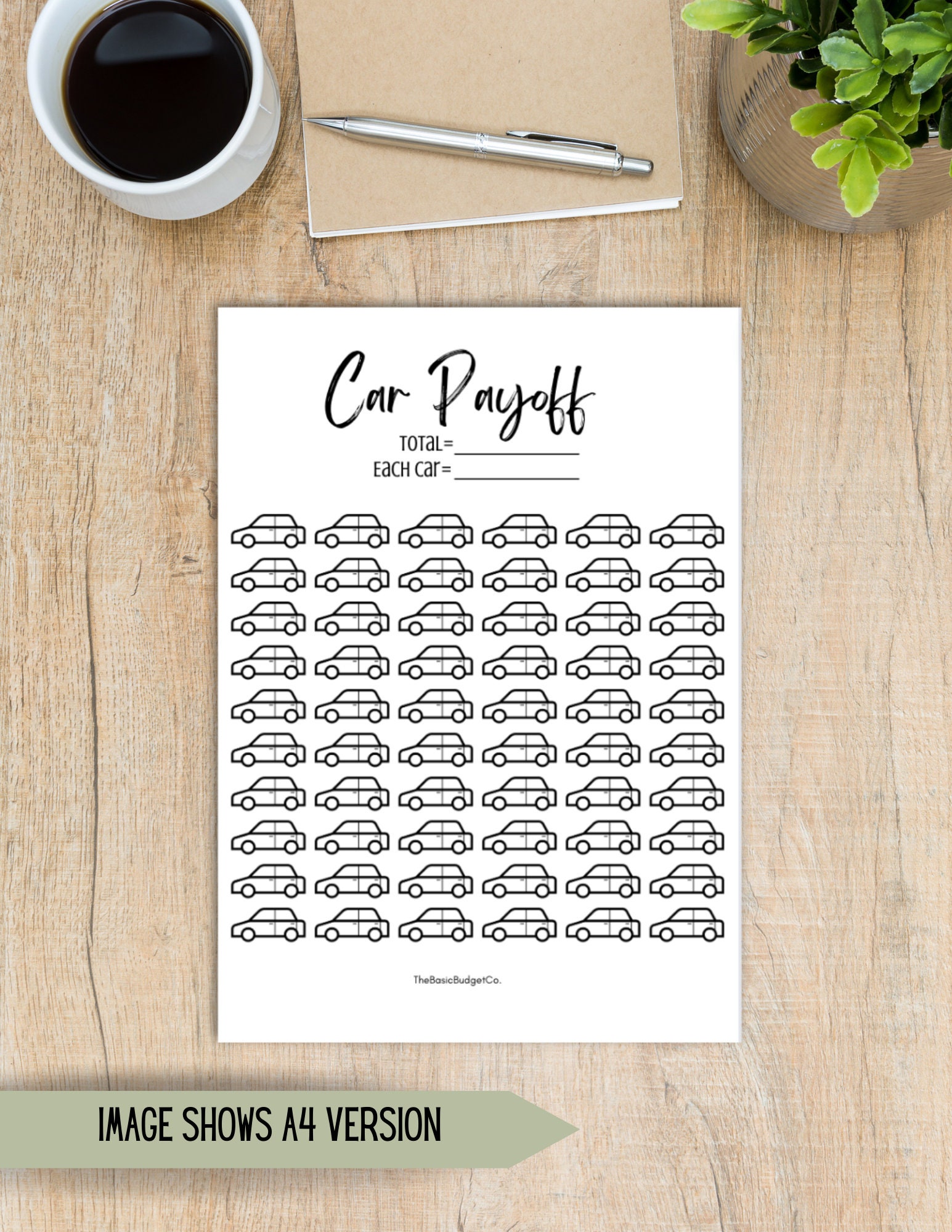 Car Loan Coloring Sheet, Truck Loan Coloring Sheet, Debt Payoff Tracker ...