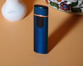 Accendino elettrico personalizzato, accendino ricaricabile senza gas, regalo personalizzato con incisione