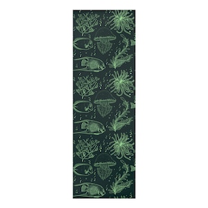Bioluminescent Sea Life Jellyfish Foam Yoga Mat