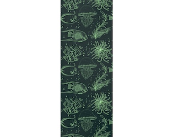 Bioluminescent Sea Life Jellyfish Foam Yoga Mat