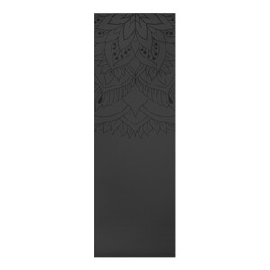 Black Mandala Foam Yoga Mat