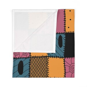 The Nightmare Before Christmas Sally Patches Baby Swaddle Blanket image 2