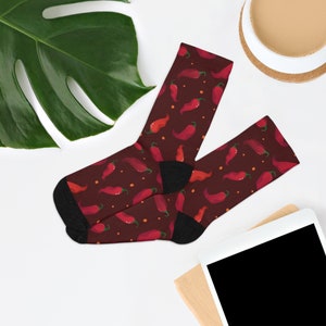 Hot Chili Peppers Recycled Poly Socks