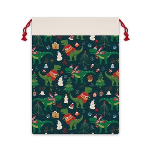 Dinosaurs in Christmas Sweaters Gift Bag