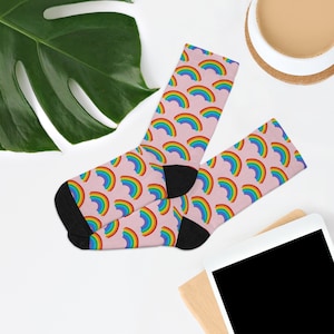 Mini Rainbows Recycled Poly Socks