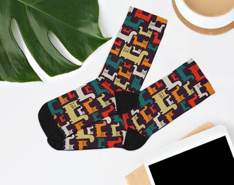 Cat Layers Recycled Poly Socks