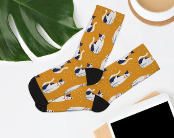 Perfect Cat Recycled Poly Socks