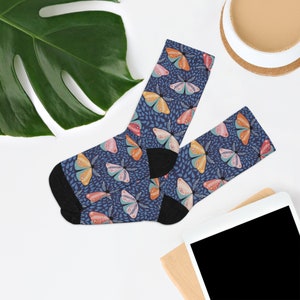 Moths Recycled Poly Socks