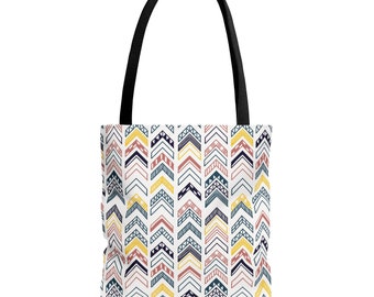 Colorful Boho Arrows Tote Bag