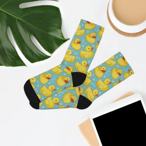 Rubber Ducky Recycled Poly Socks
