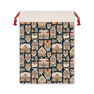 Gingerbread Houses Christmas Gift Bag