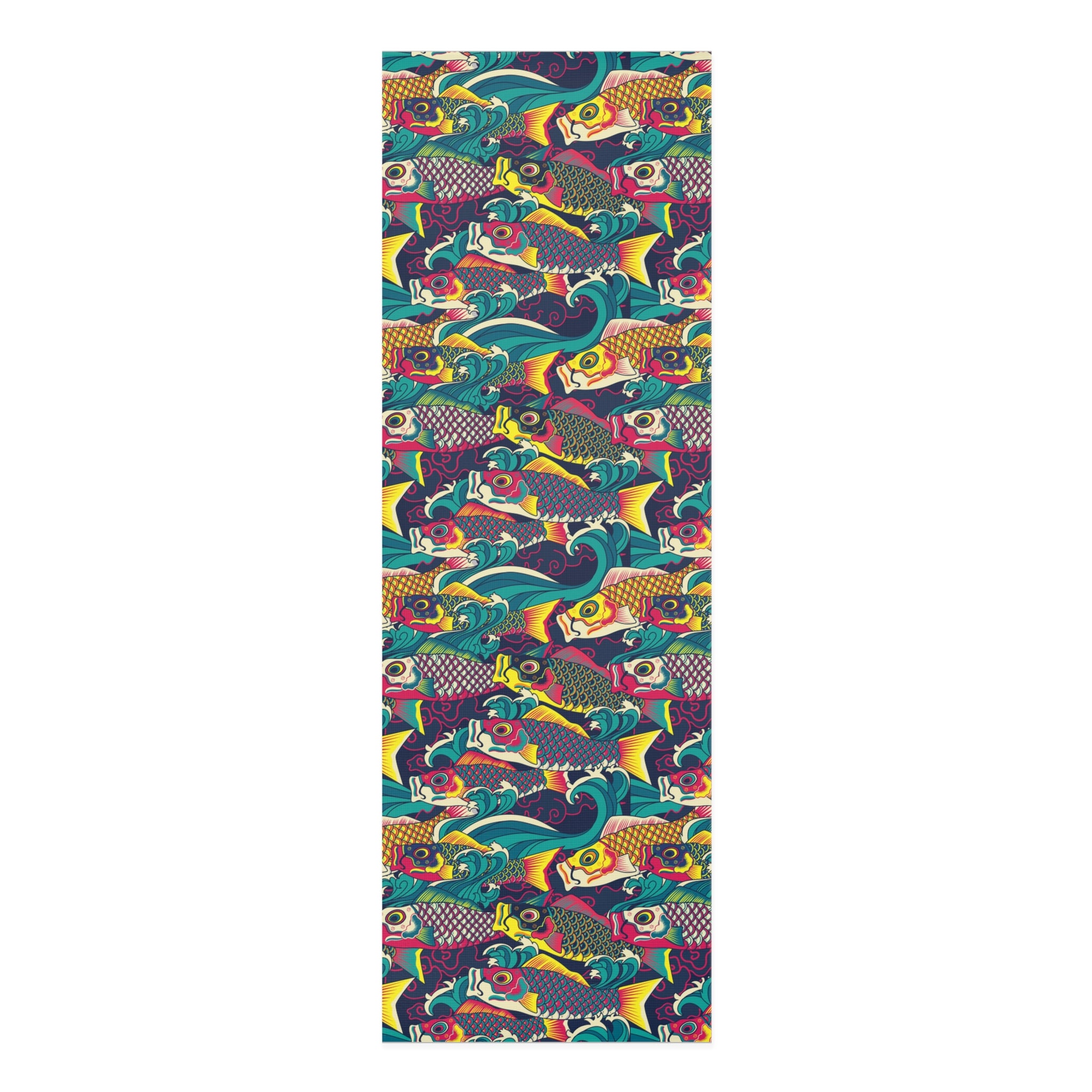 Japanese Fish Koi Foam Yoga Mat