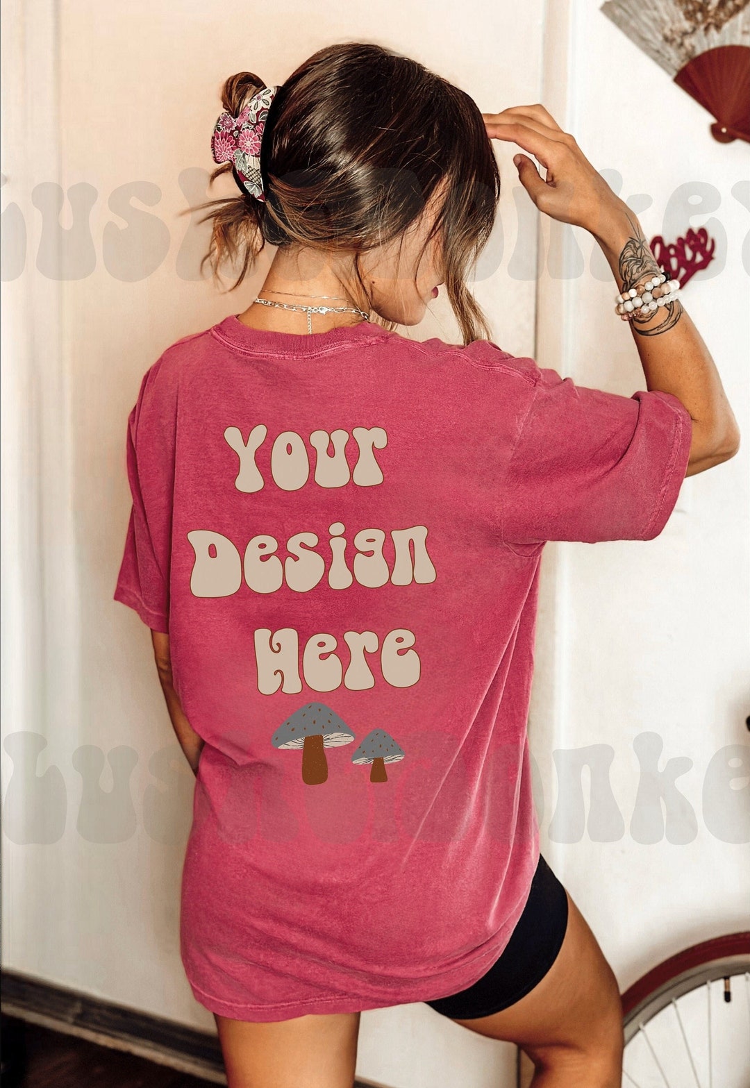 CUMIN Comfort Colors 1717 Tshirt Mockup Comfort Colors Etsy