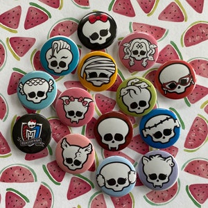 Monster School Pins 1.25&quot; Pins Buttons Badges