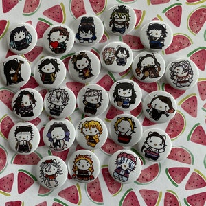 Anime Slayer x Kitty 1.25&quot; Pins Buttons Badges