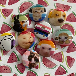 Pride Memes 1.25&quot; Pins Buttons Badges