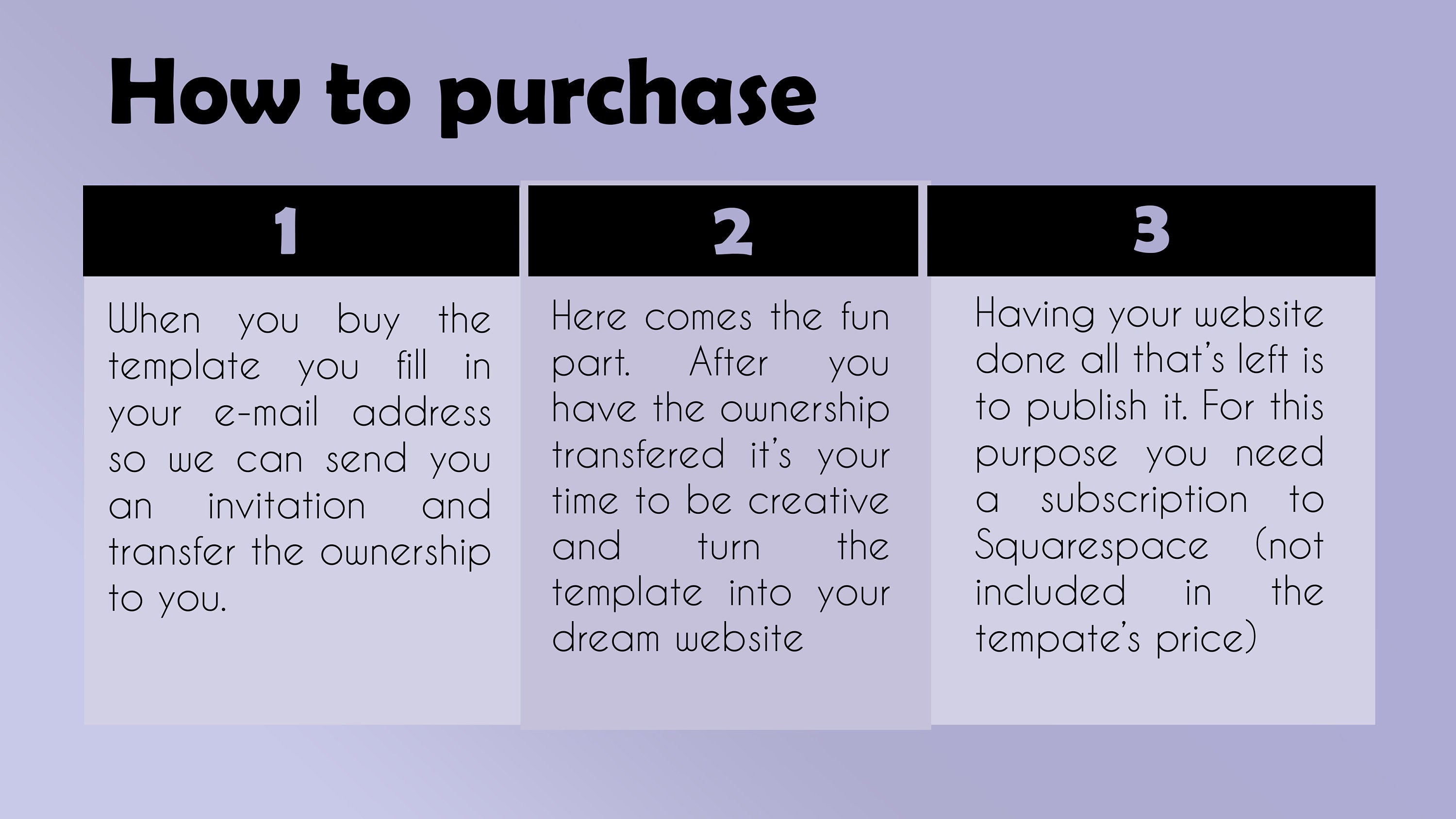 Modern Squarespace Website Template | E-commerce Website Template ...