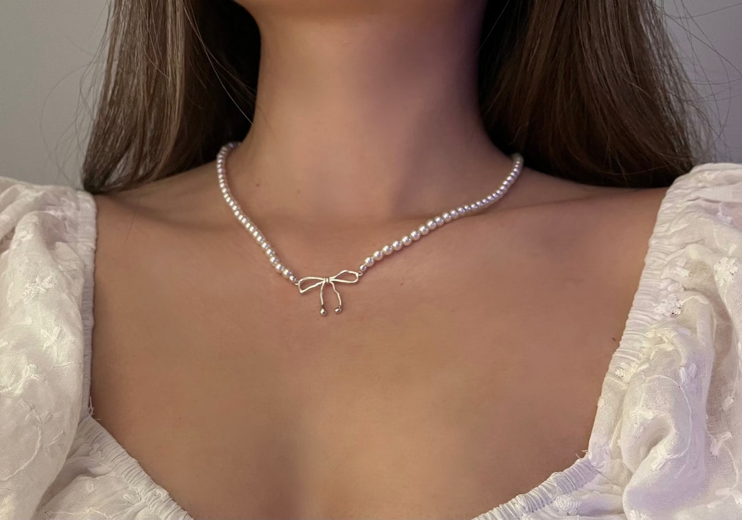 ★MIDNIGHT MOMENT.★ ribbon pearl necklace silver il_1080xN.5733692650_dc5t.jpg