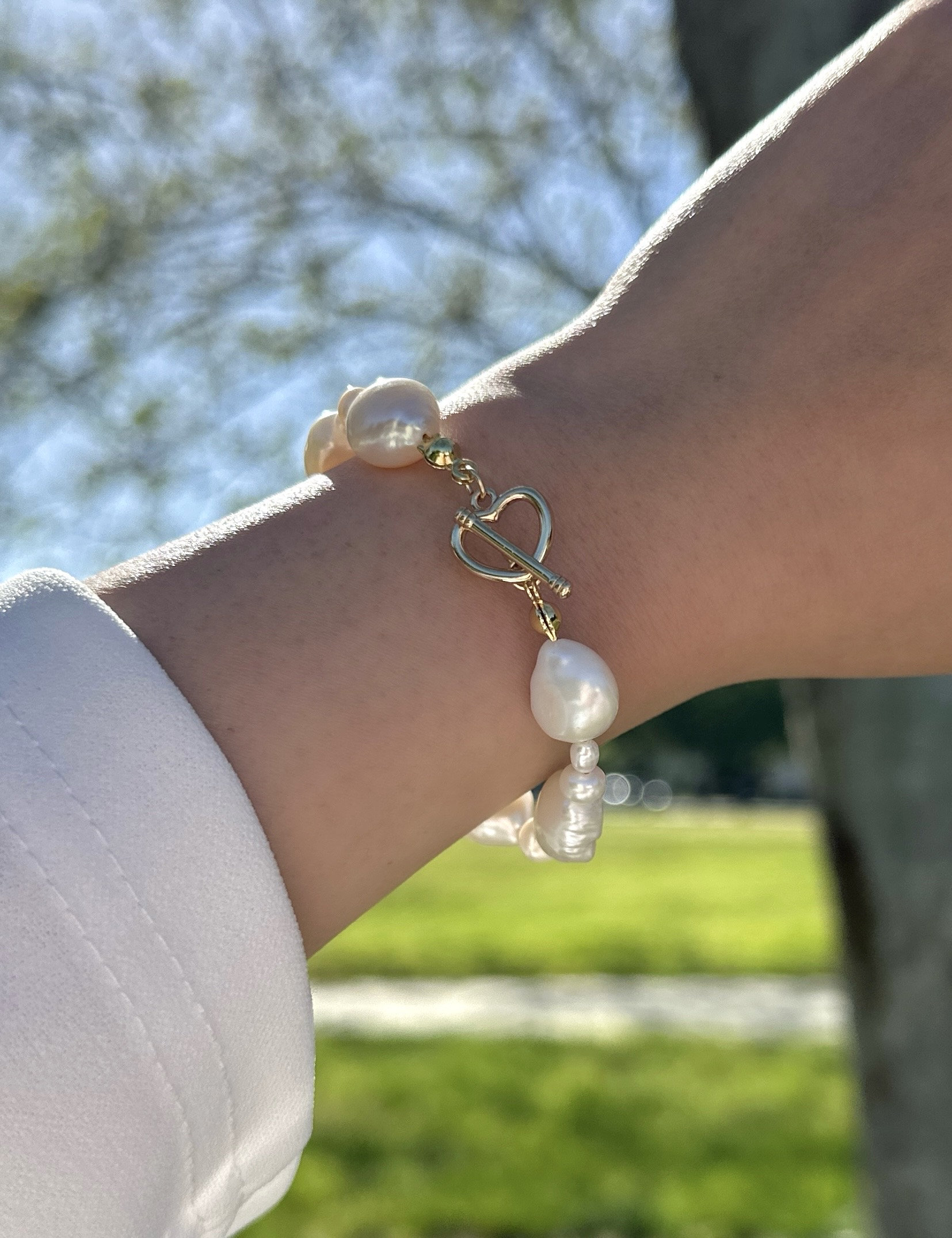 ブレスレット The Baroque Pearl and ME Heart Bracelet il_1080xN.6434152988_e42z.jpg