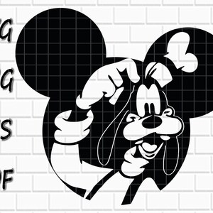 Cartoon Svg, Goofy SVG Goofy PNG, Clipart Goofy Disneyland Ears , Cut