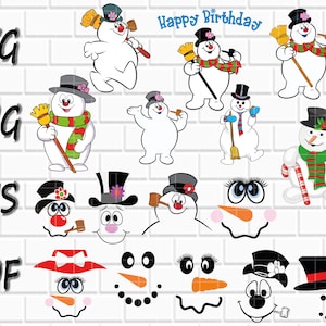 Frosty the Snowman Svg Frosty the Snowman Face Svg Christmas