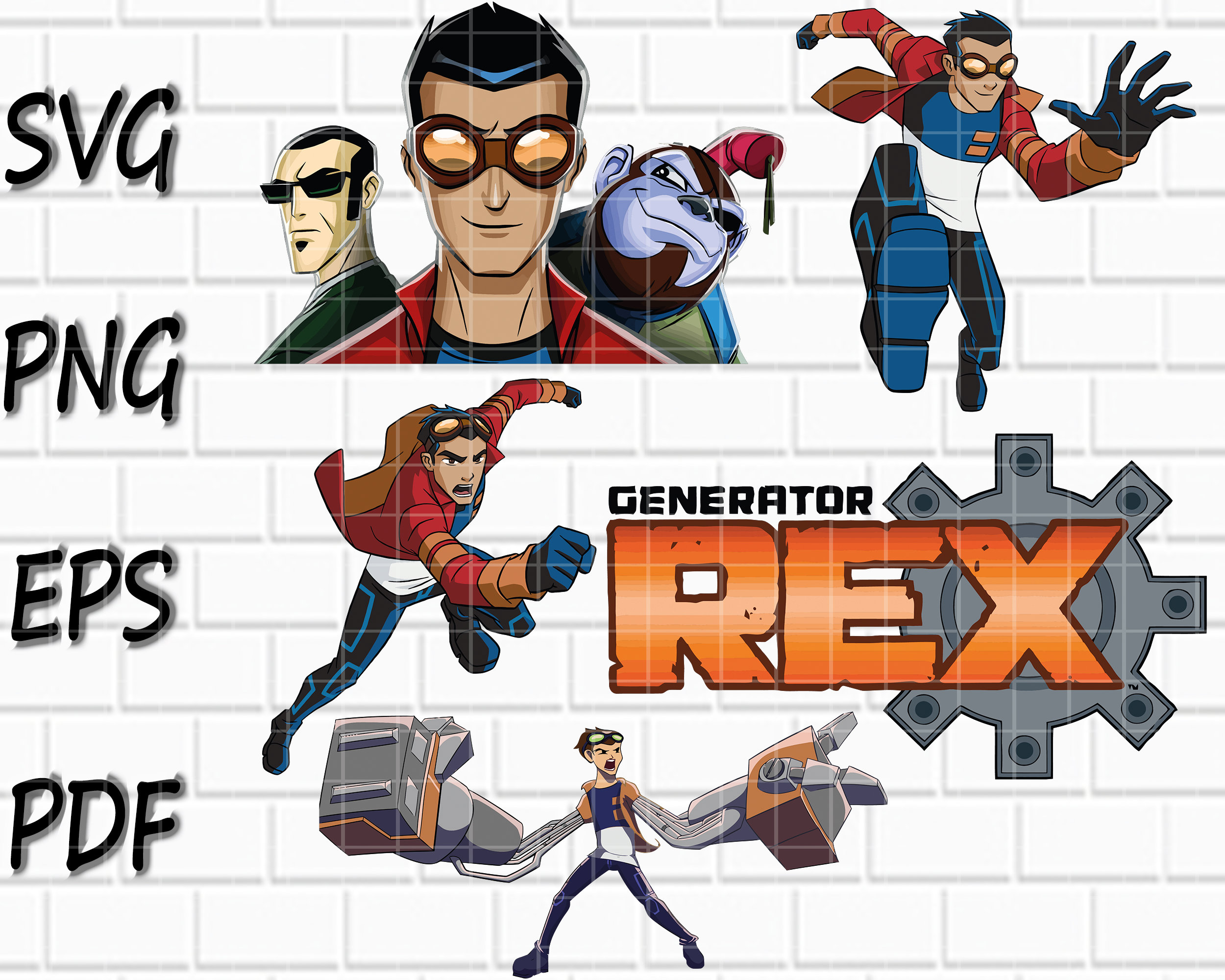 Generator Rex gang  Poster for Sale by WonderingSpirit