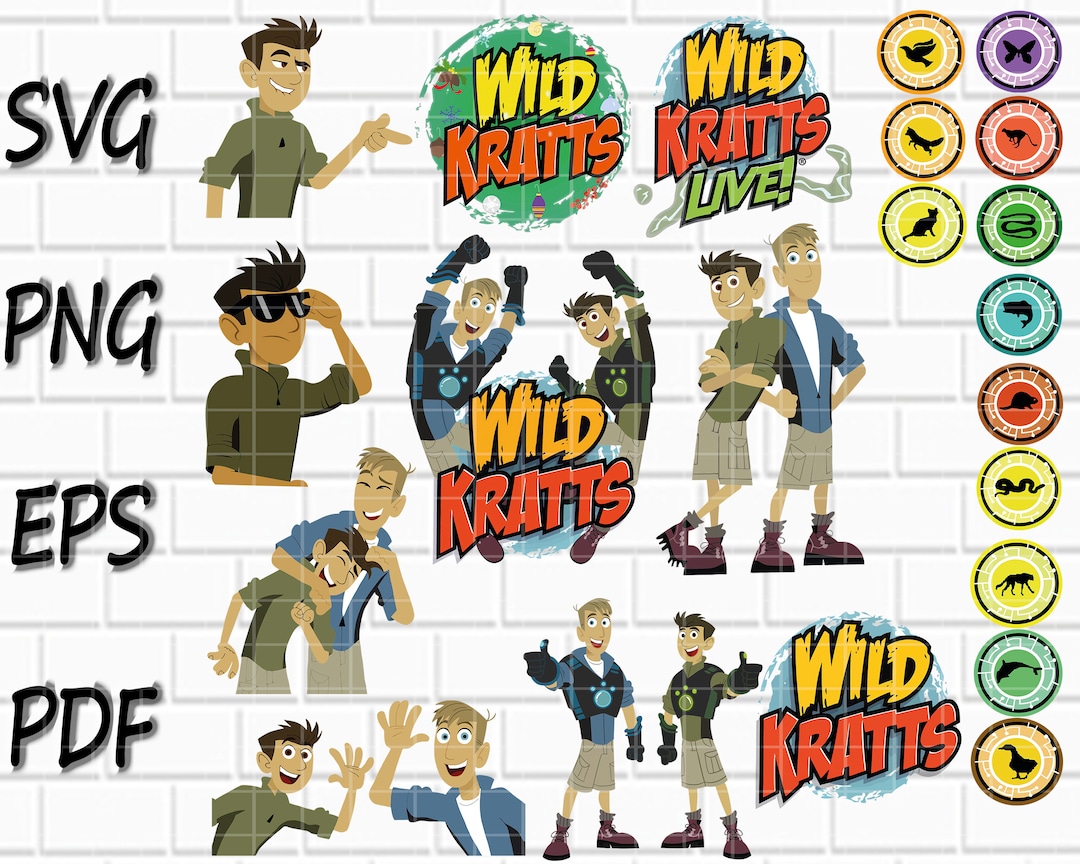 Dibujos animados SVG Wild Kratts SVG Wild Kratts PNG Wild