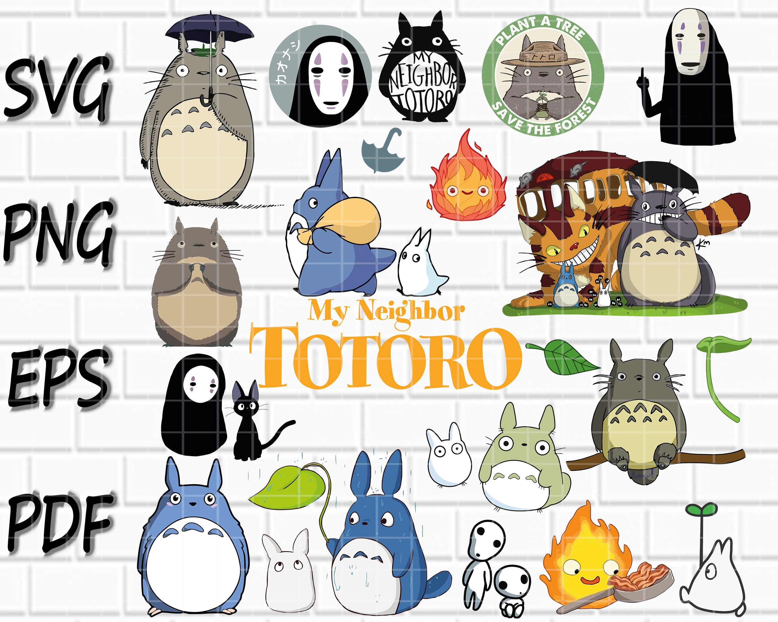 Studio Ghibli Toothbrush Holder: Totoro, No Face, Ponyo, Soot Sprites |  Ghibli Merch Store