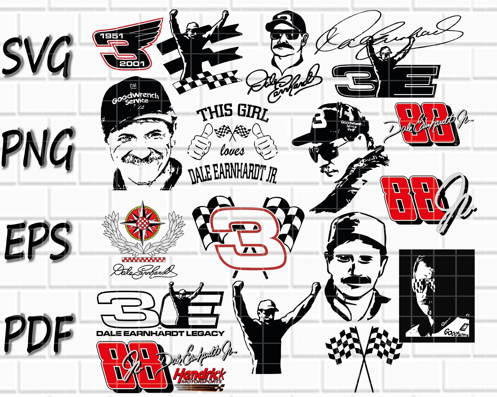 dale-earnhardt-svg-dale-earnhardt-silhouette-dale-earnhardt-etsy