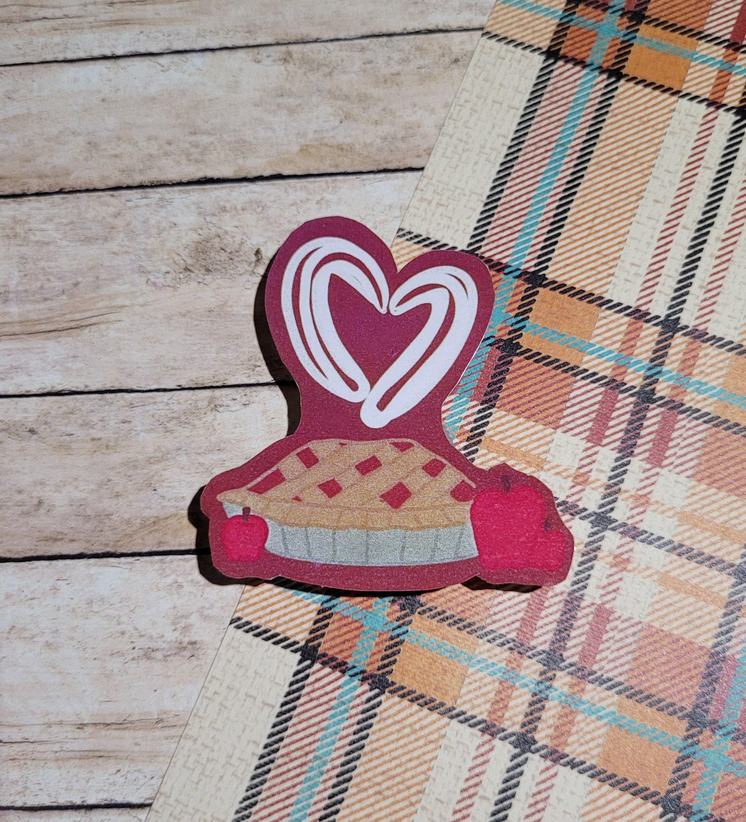 Apple Pie Laminated Sticker - Etsy