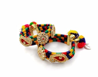 Lot of 20 pcs Multicolored Handcrafted stretchable bangles Indian wedding favours bridesmaid gifts haldi favours sangeet favours gifts