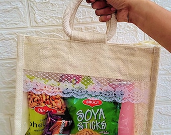 Burlap gift bags  Jute gift bags  wedding favour gift bag  Party gift bags  Jute tote bag  Bulk gifting bags  Wedding Welcome Bags