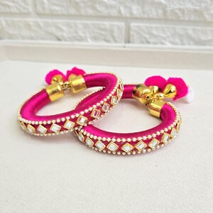 Bridesmaid Gift Bracelet, Wedding Favor Bracelets, Adjustable Silk Thread Bangles, Mehndi Haldi Sangeet Return Gifts, Bulk Wedding Favors