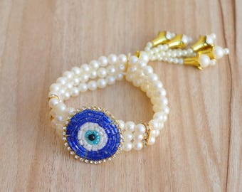 adjustable evileye bracelets   bulk wedding favour gift bracelets
