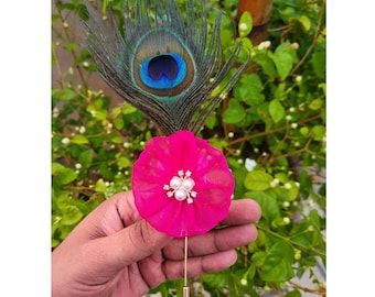 Broches estilo Morpankh Broches de plumas de pavo real broches de favor de boda regalo haldi favorece broches mehendi favorece broches de regalo