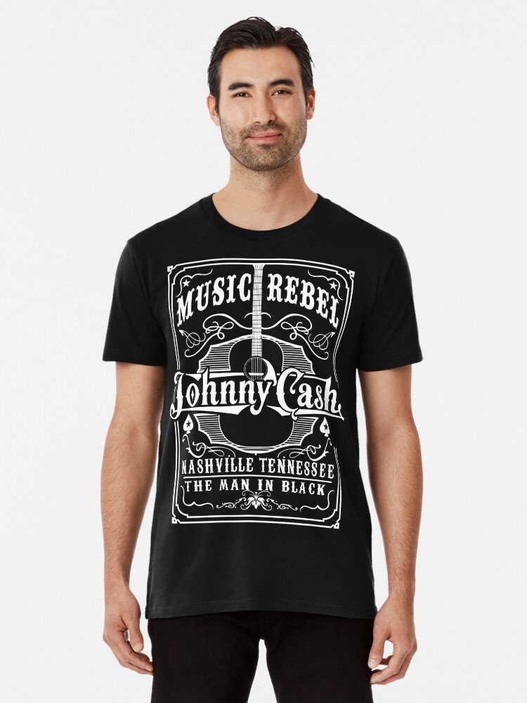 Johnny Cash Music Rebel SVG PNG - Nashville Design (digital Download ...