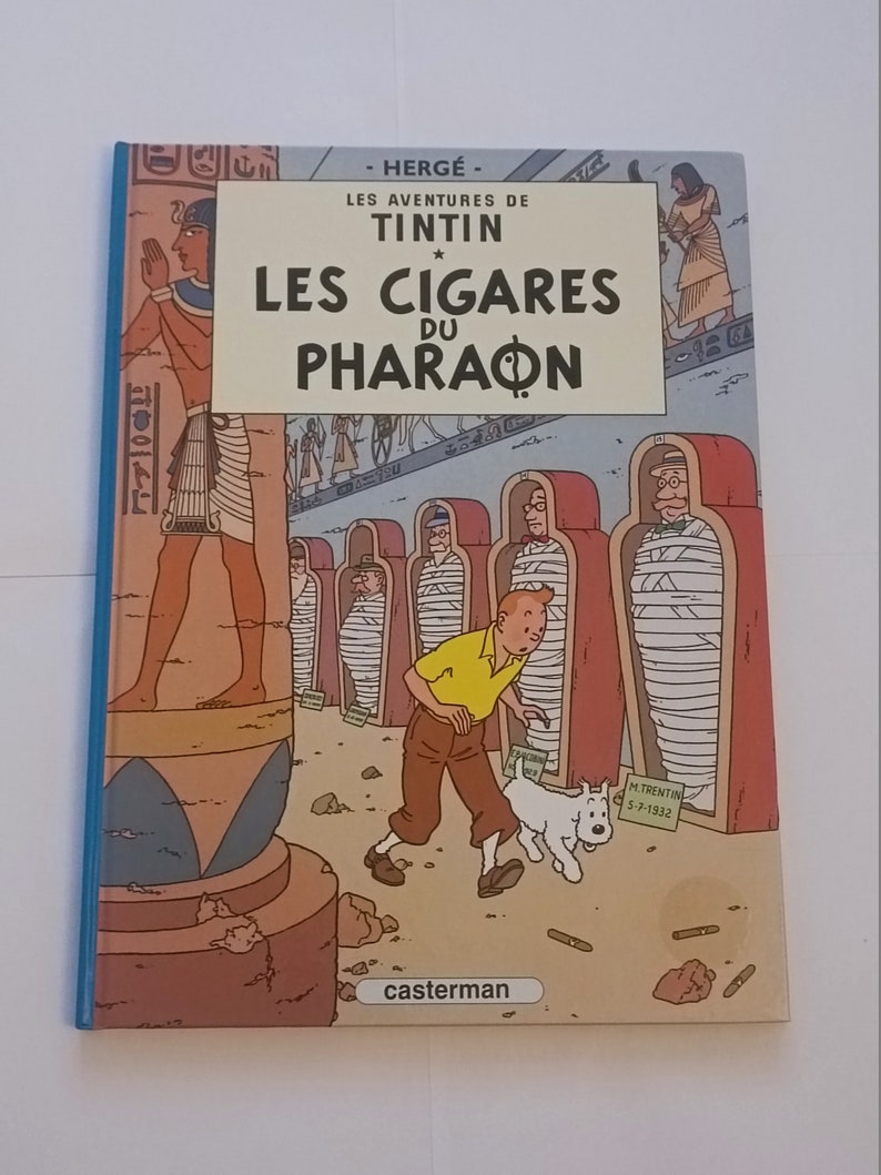 The Adventures of TinTin The Cigars of the Pharaoh year Renewed 1983 image 1