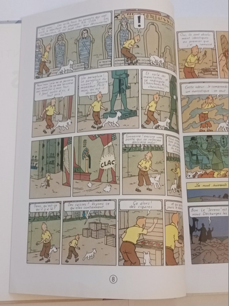 The Adventures of TinTin The Cigars of the Pharaoh year Renewed 1983 image 5