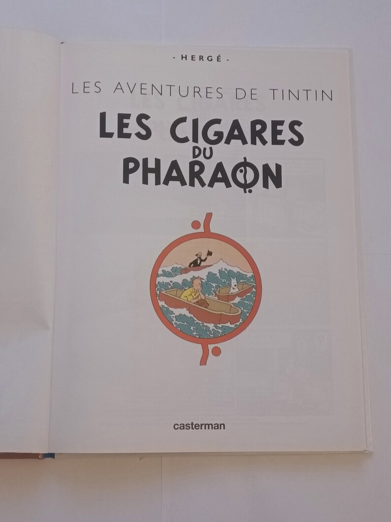 The Adventures of TinTin The Cigars of the Pharaoh year Renewed 1983 image 4