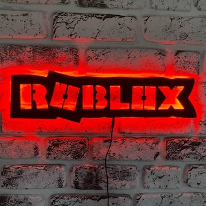 RobloxゲームLEDサイン、Robloxネオンサイン、ビデオゲームアート、バレンタインデーギフトゲームルーム装飾、男の隠れ家、キッズパーティー、子供へのギフト