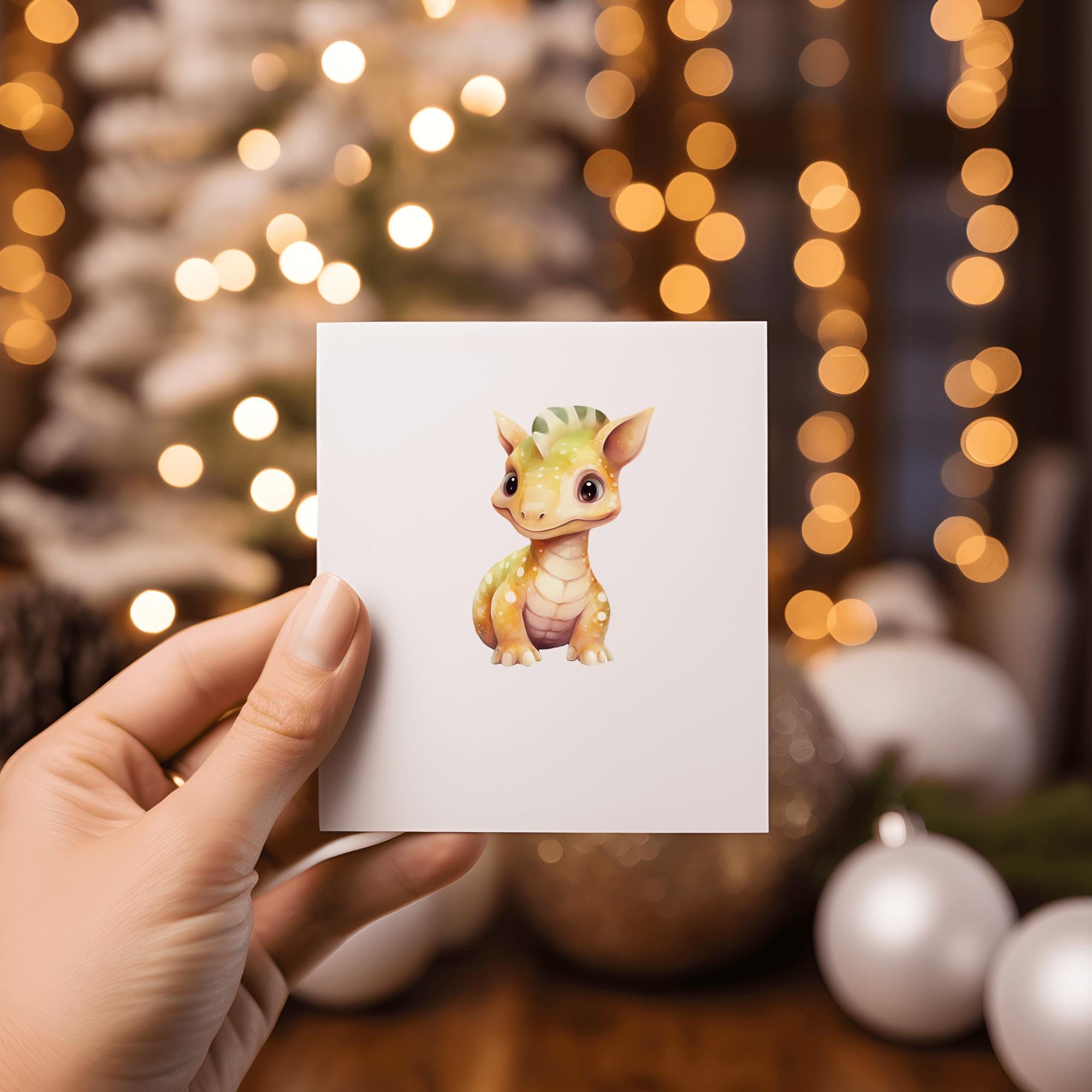 Cute Watercolor Dinosaurs Clipart, Baby Shower Bundle, T-rex ...
