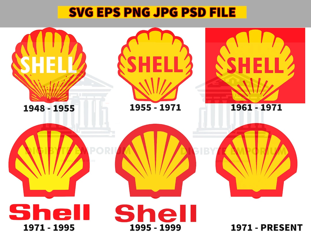 HQ Shell Logos .svg .png .jpg .eps .psd DIGITAL DOWNLOAD - Etsy