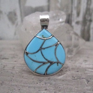 Multi-stone & Sterling Silver Pendant - Quintin Quam Sr. - Etsy