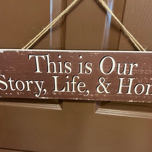 Wooden signs decor