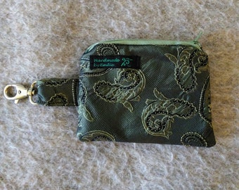 Silk purse, upcycled silk, handmade with love