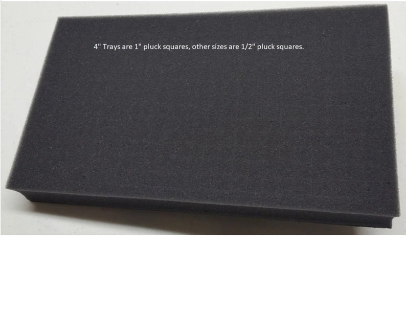 Pull and Pluck Protective Foam Storage Tray Etsy